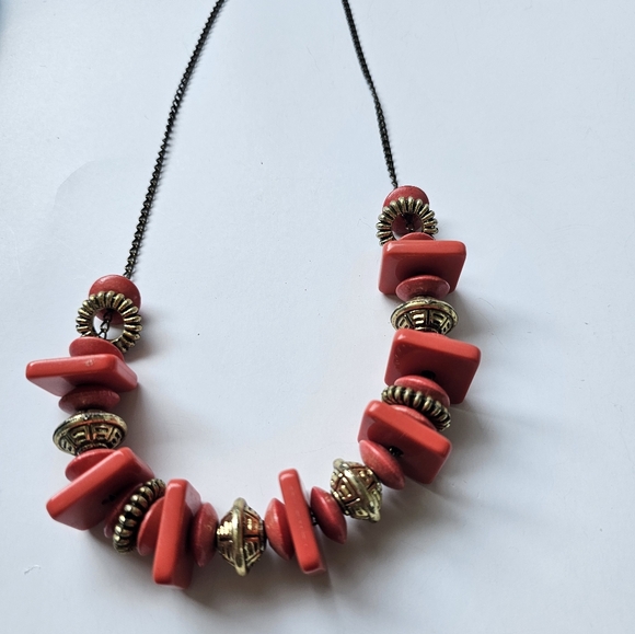 Vintage Pink Statement Necklace - Picture 1 of 1